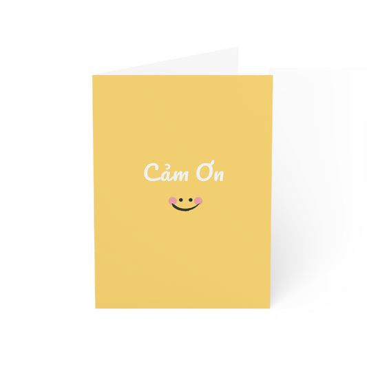 Cảm Ơn - Thank You in Vietnamese Smile Greeting Card